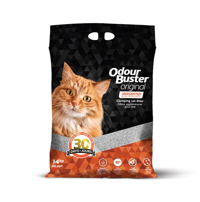 Arena para gato Odour Buster Original 14 kg