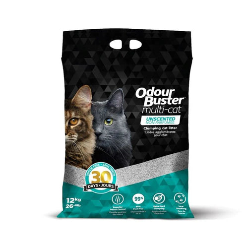 Arena para gato Odour Buster Multi-Gatos 12 kg