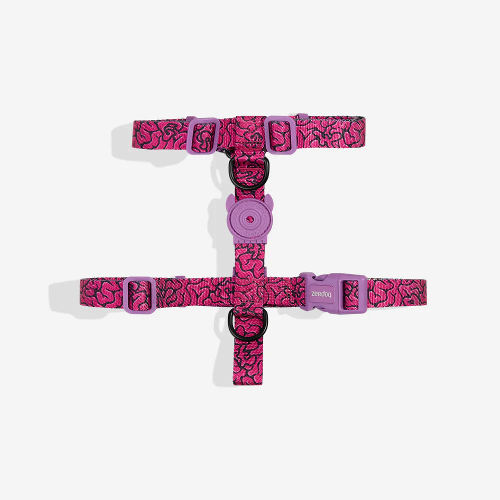 H-Harness Brain - Arnés en H para perros de ZEEDOG, ajustable, poliéster