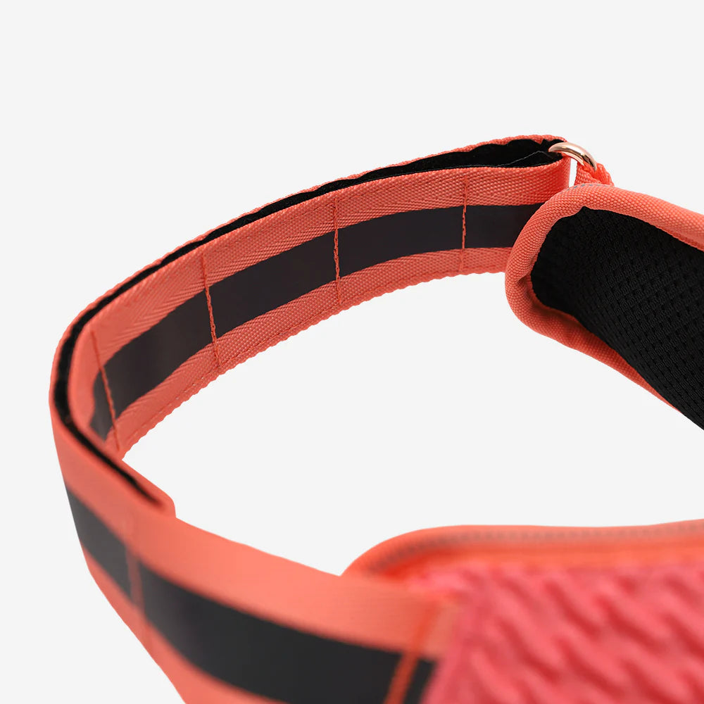 Arnés para perros Flyharness Gazzele de ZEEDOG, arcoíris, naranja, rosa, reflectante, acolchado