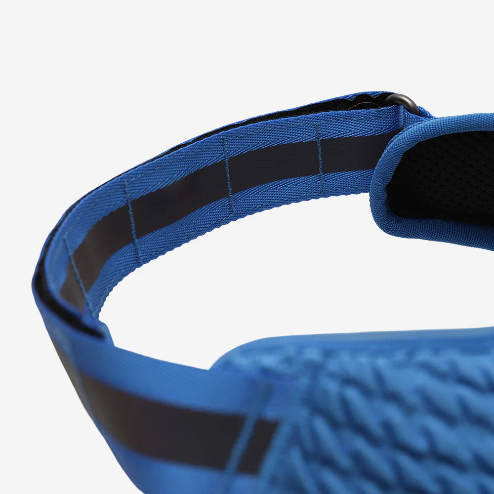 Arnés para perros Flyharness Lebron de ZEEDOG, arcoíris, azul, reflectante, acolchado