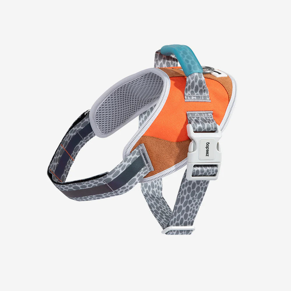 Flyharness - Arnés para perros Suede Reebok x Zee.Dog de ZEEDOG, arcoíris, reflectante, acolchado