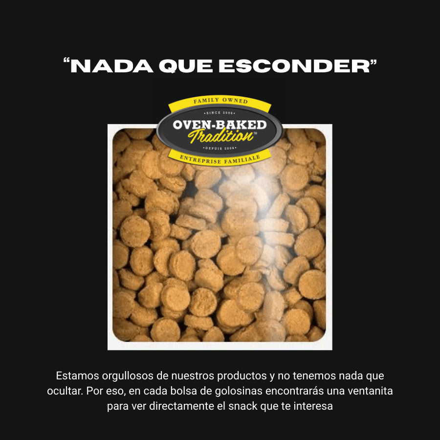 Snack para perro Oven Baked Tradition Pato🦆 Libre de granos