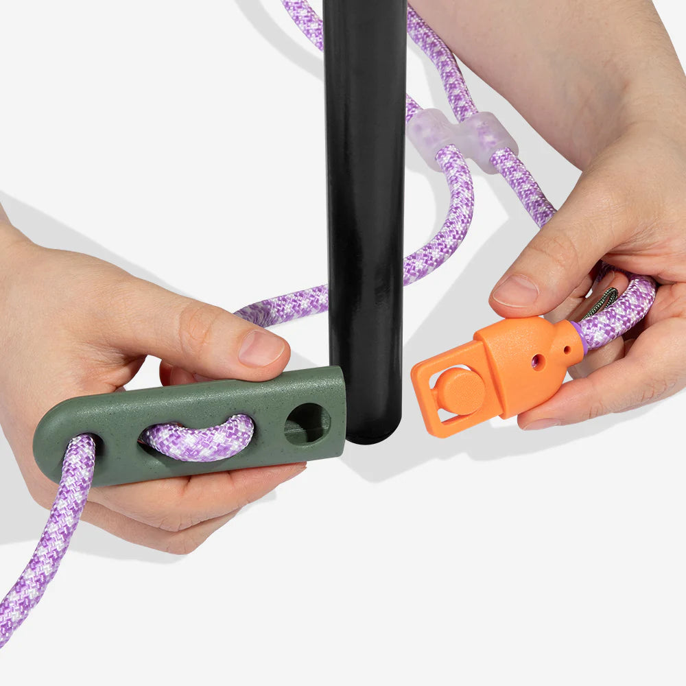 Correa Manoslibres para perros Trekk Reebok x Zee.Dog de ZEEDOG, café, ajustable