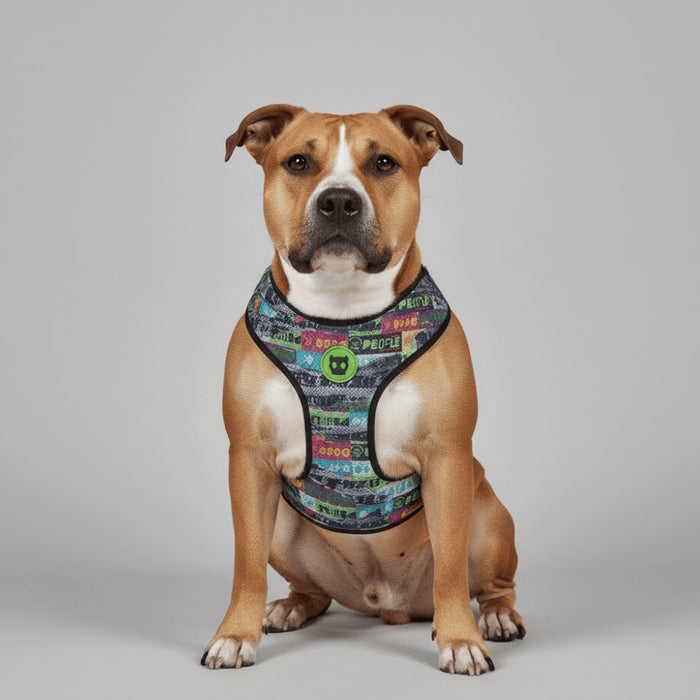 Pechera Airmesh Harness Manifesto para perros de ZEEDOG, transpirable, cierre de seguridad