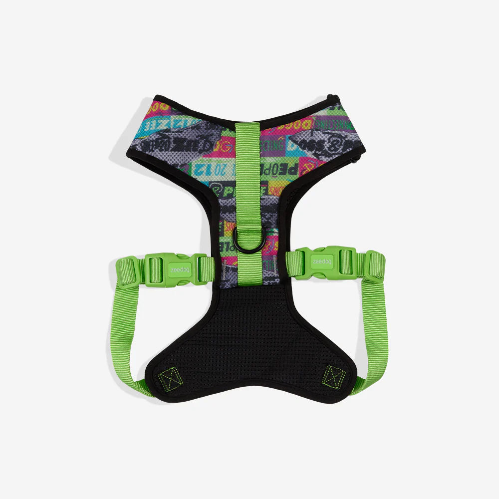 Pechera Airmesh Harness Manifesto para perros de ZEEDOG, transpirable, cierre de seguridad