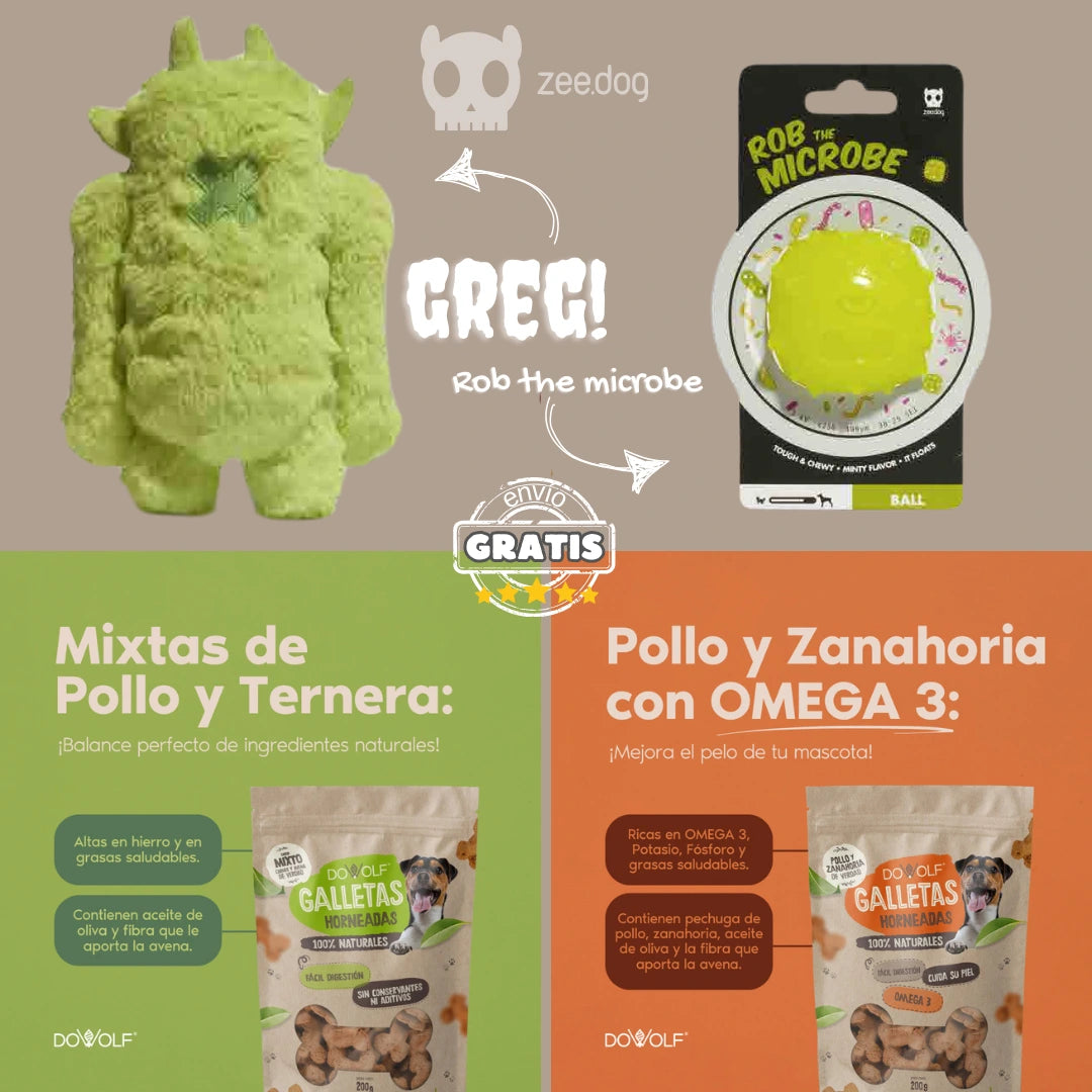 RazasBox para perro Greg de ZEEDOG, suave