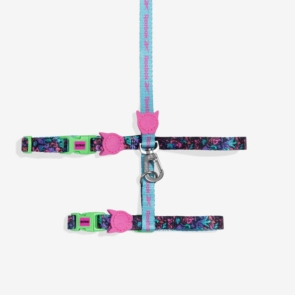 Set de Arnés y correa para gatos Aerobic Reebok x Zee.Dog de ZEEDOG, suave