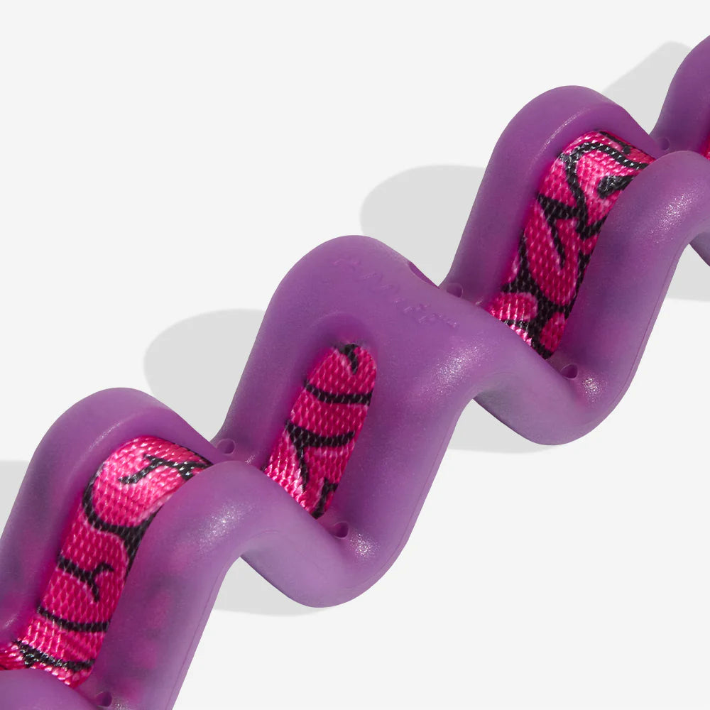 Correa Antitirones Ruffleash BRAIN para perros de ZEEDOG, rosa, morado, acolchado, antitirones