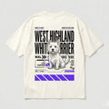 Camiseta Estampada Westy - Oversize de RazasLovers, Blanco hueso, blanco, suave, bordado
