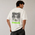 Camiseta Estampada Chihuahua - Oversize de RazasLovers, Blanco hueso, transpirable, suave