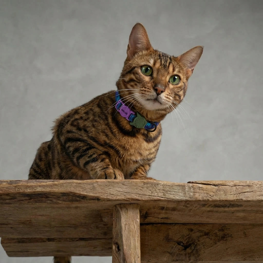 Collar para gato Trekk Reebok x Zee.Dog de ZEEDOG, ajustable, poliéster