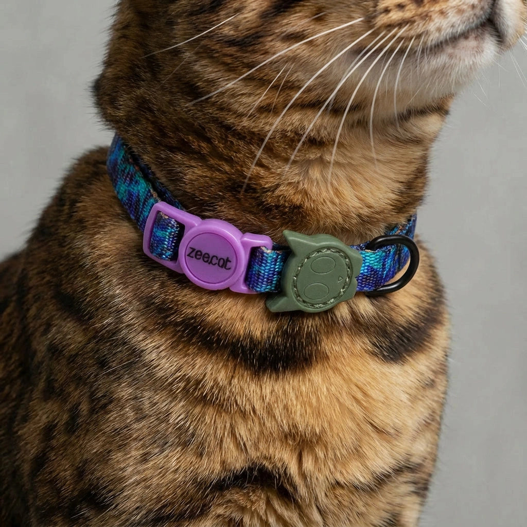 Collar para gato Trekk Reebok x Zee.Dog de ZEEDOG, ajustable, poliéster