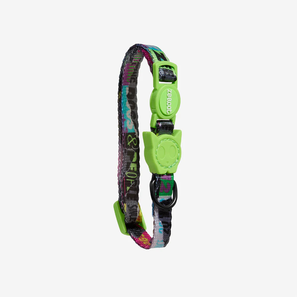 Collar Manifesto para gatos ZEECAT de ZEEDOG, cierre de seguridad, ajustable
