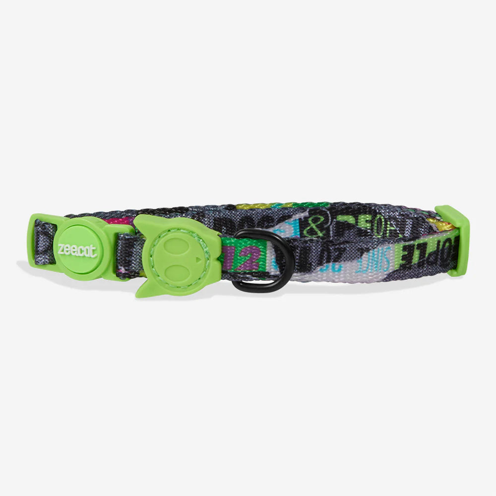 Collar Manifesto para gatos ZEECAT de ZEEDOG, cierre de seguridad, ajustable