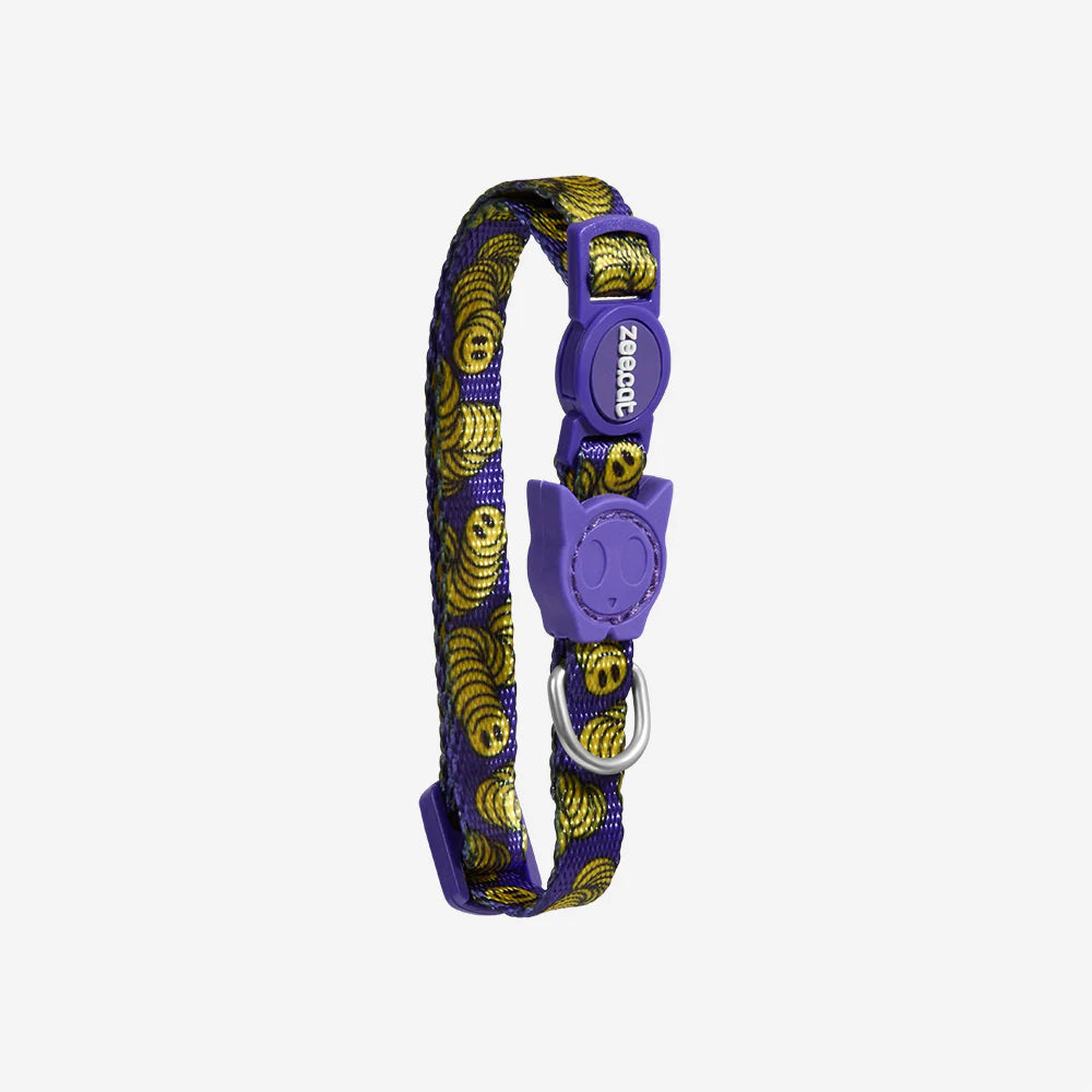 Collar Zmiley para gatos ZEECAT de ZEEDOG, cierre de seguridad, ajustable