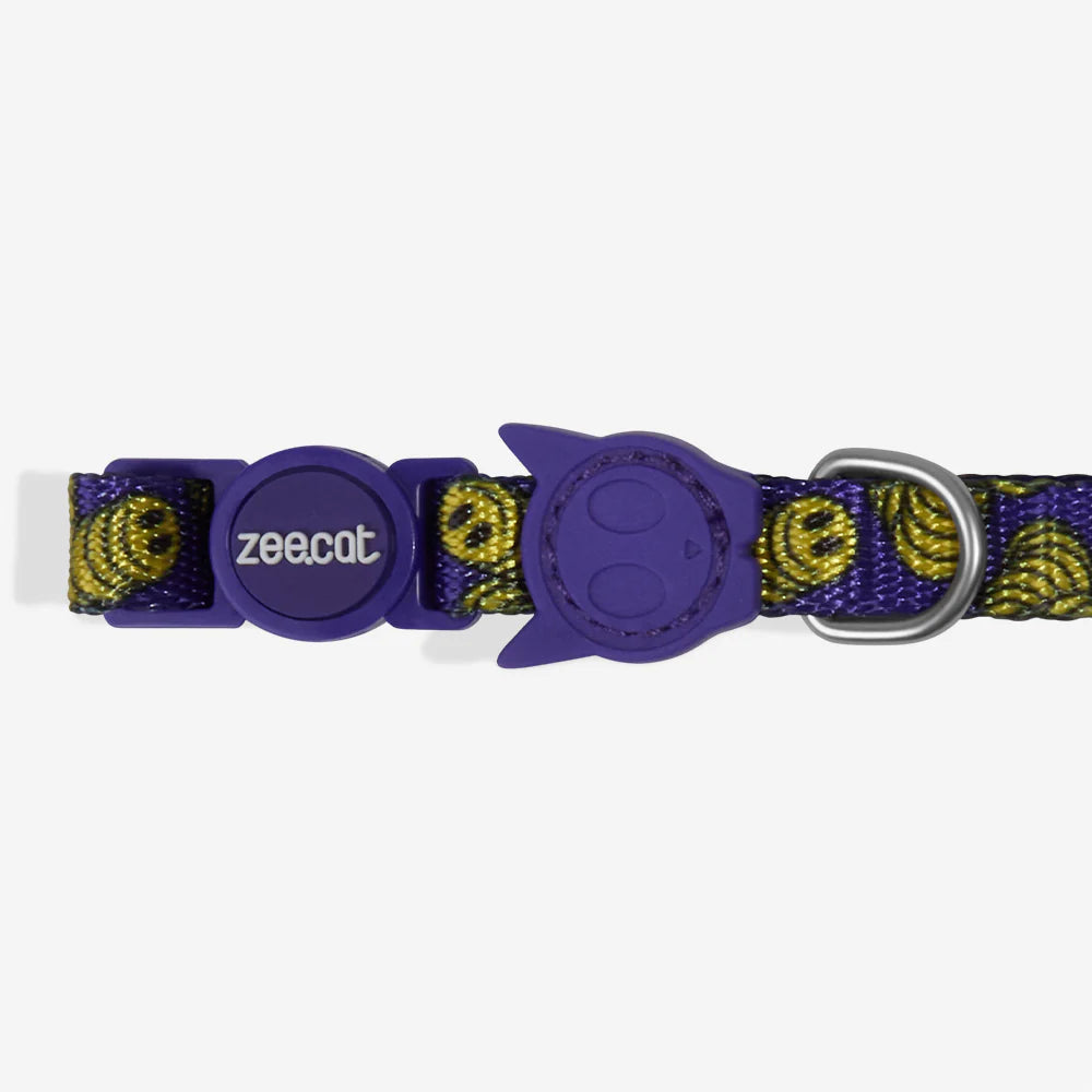 Collar Zmiley para gatos ZEECAT de ZEEDOG, cierre de seguridad, ajustable