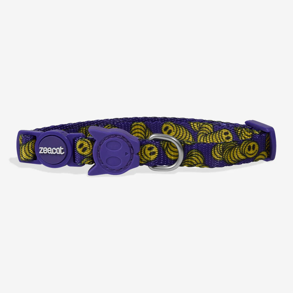 Collar Zmiley para gatos ZEECAT de ZEEDOG, cierre de seguridad, ajustable