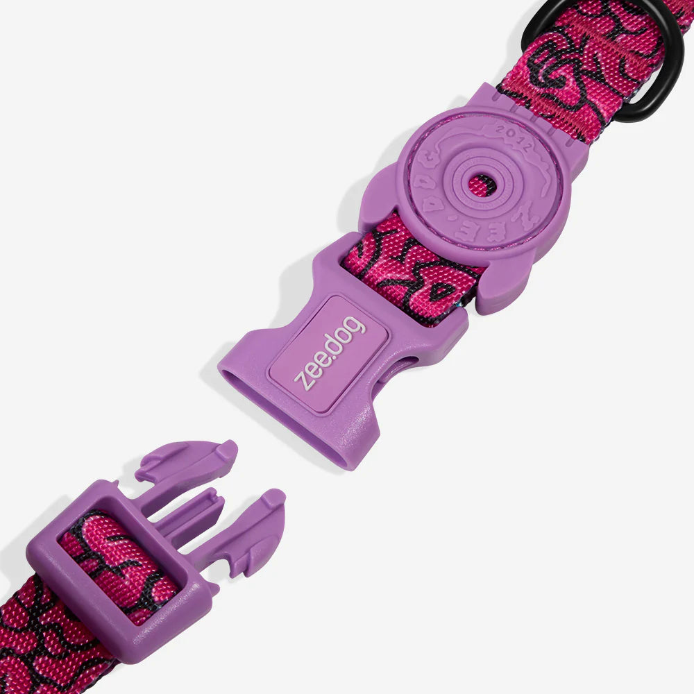 Collar Brain para perros de ZEEDOG, cierre de seguridad, completamente ajustable