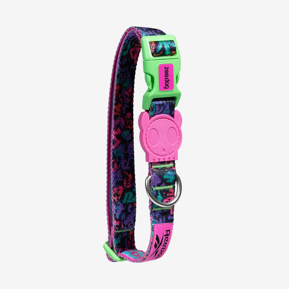 Collar para perros Aerobic Reebok x Zee.Dog de ZEEDOG, completamente ajustable, poliéster