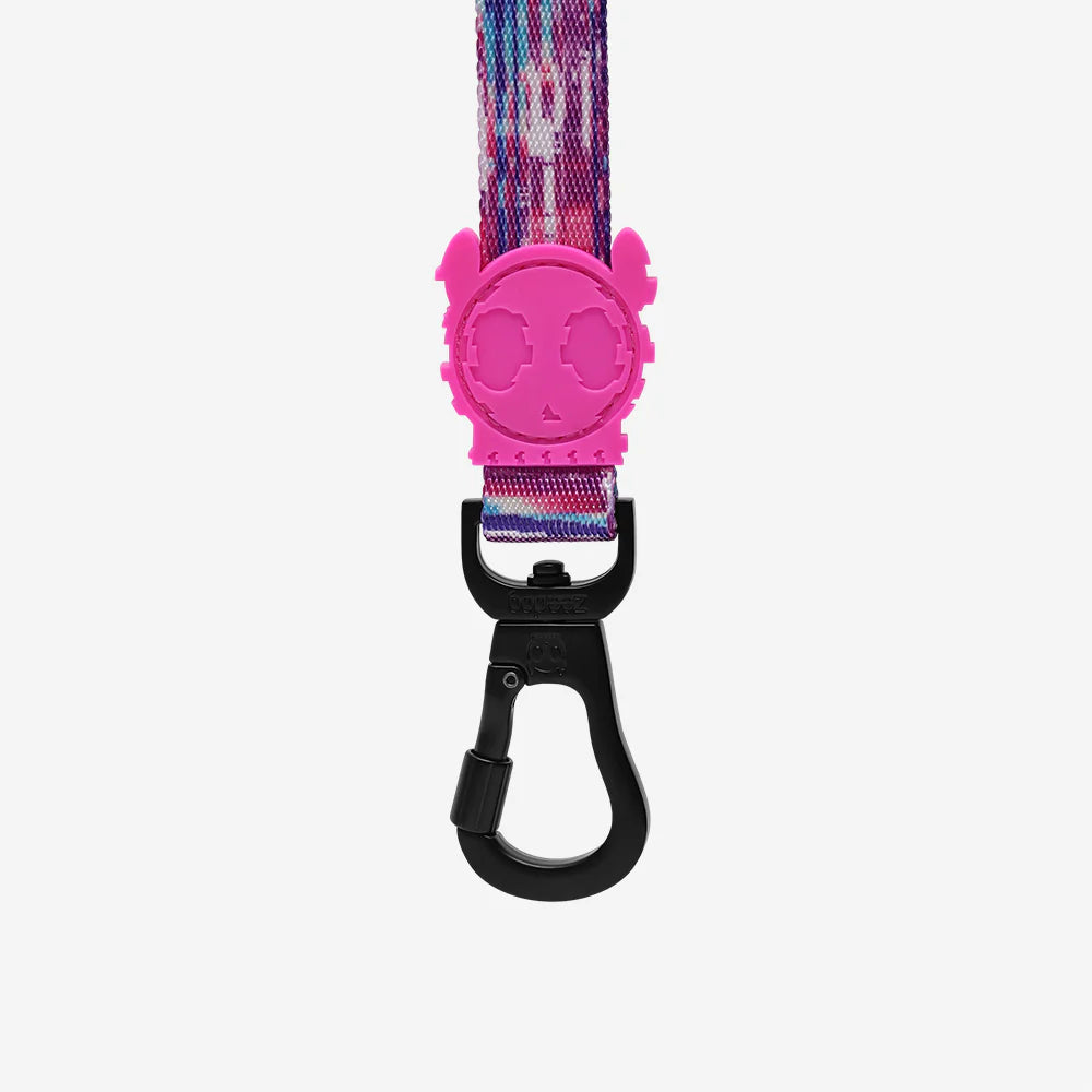 Correa para perros Error #502 de ZEEDOG, turquesa, azul, rosa, poliéster, suave