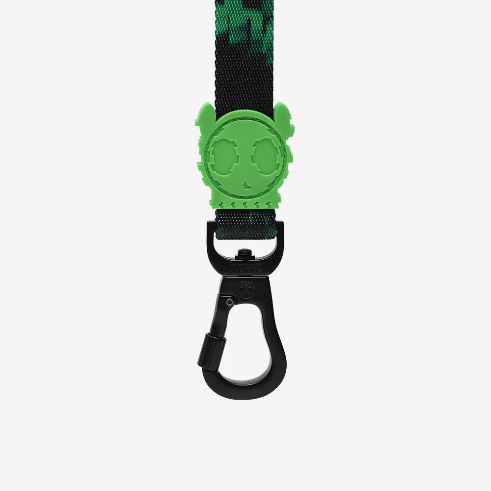 Collar para perros Error #410 de ZEEDOG, verde, negro, poliéster, suave