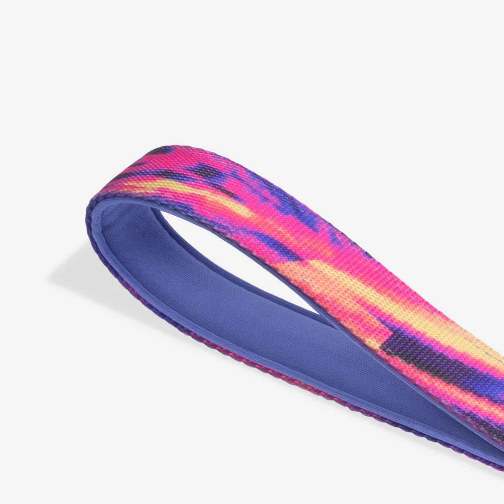 Correa para perros Antitirones Ruffleash Glitch Error #500 de ZEEDOG, amarillo, rosa, morado, acolchado