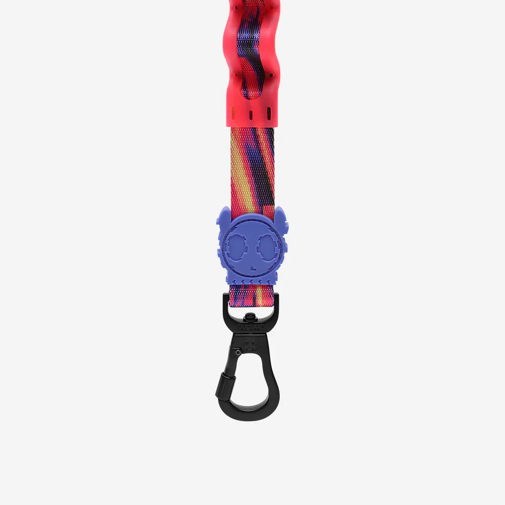 Correa para perros Antitirones Ruffleash Glitch Error #500 de ZEEDOG, amarillo, rosa, morado, acolchado