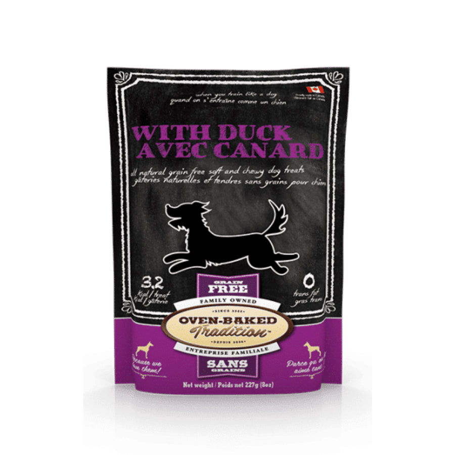 Snack para perro Oven Baked Tradition Pato🦆 Libre de granos