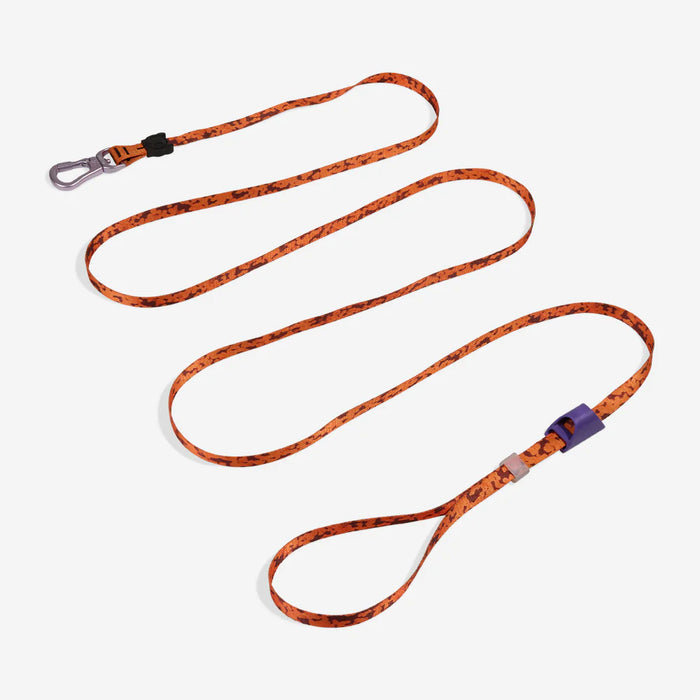 Correa Extralarga de entrenamiento para perros LEOPARD de ZEEDOG, naranja, ajustable, poliéster, vista principal