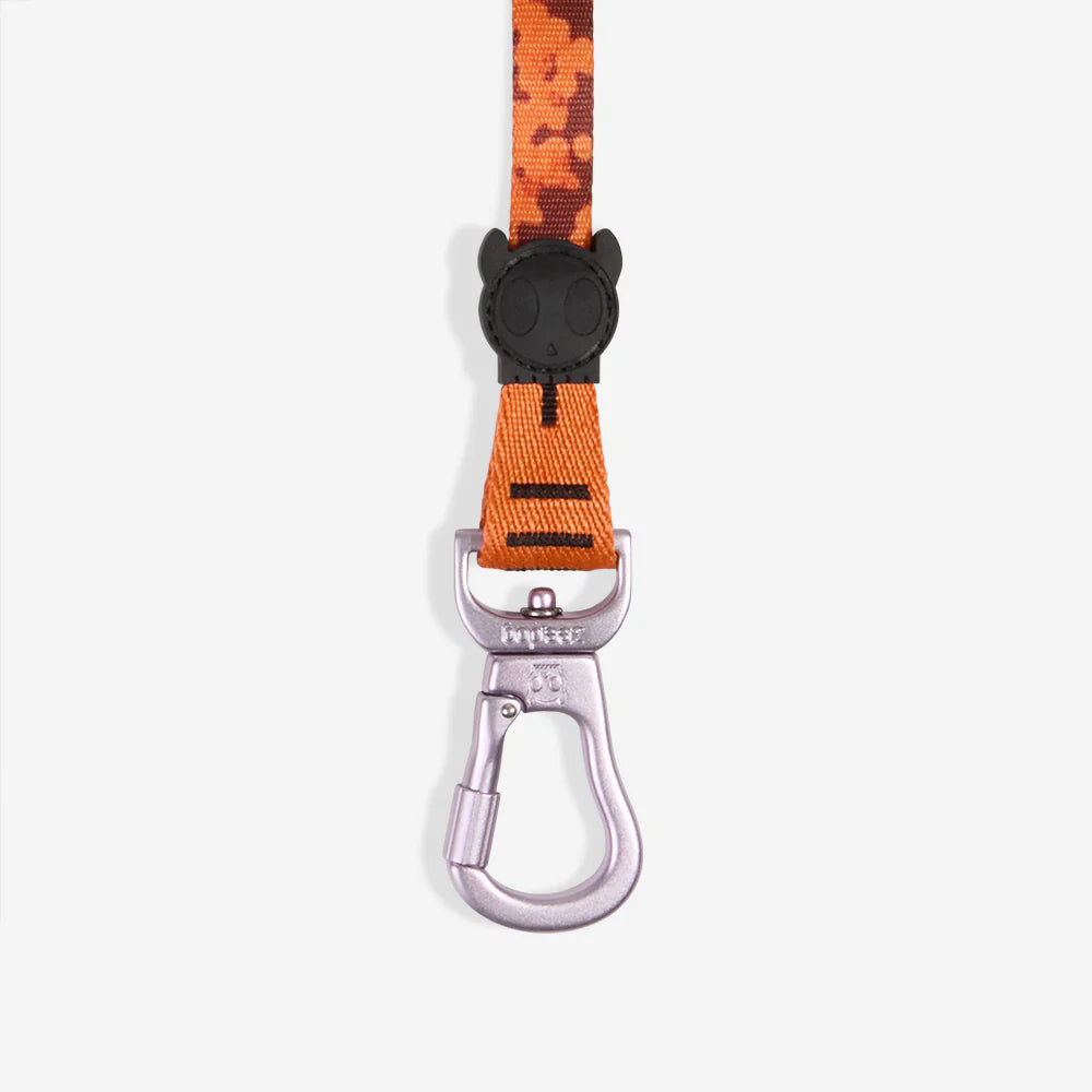 Correa Extralarga de entrenamiento para perros LEOPARD de ZEEDOG, naranja, ajustable, poliéster, vista principal