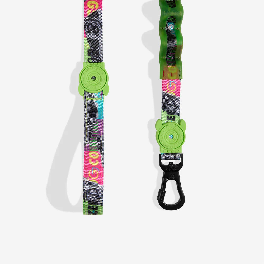 Correa Antitirones Ruffleash MANIFESTO para perros de ZEEDOG, negro, acolchado, antitirones, vista principal