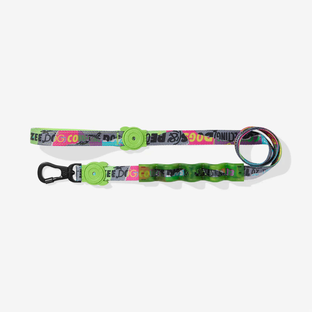Correa Antitirones Ruffleash MANIFESTO para perros de ZEEDOG, negro, acolchado, antitirones, vista principal
