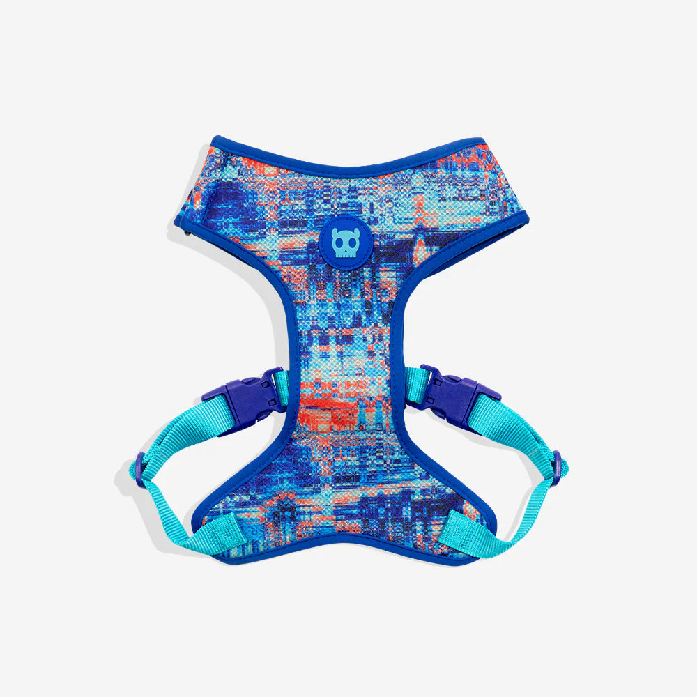 Pechera para perros Airmesh Harness Error #404 de ZEEDOG, naranja, turquesa, azul, ajustable, suave