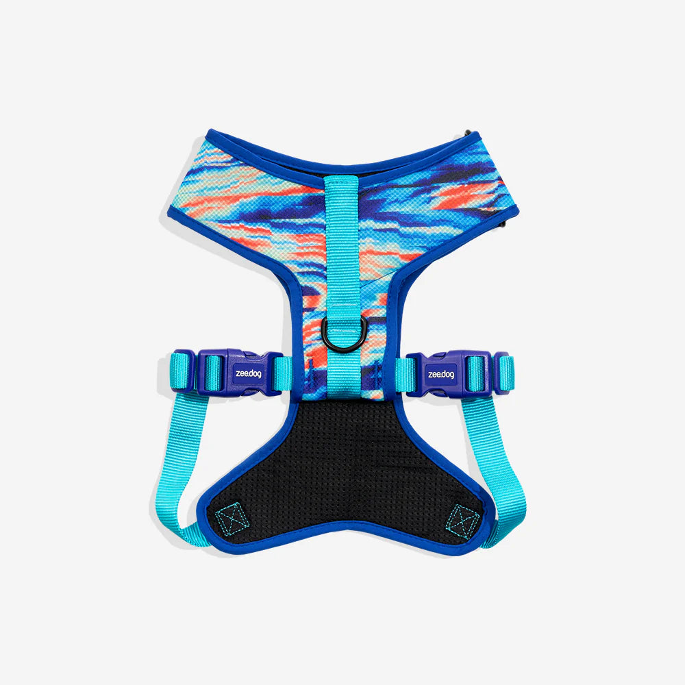 Pechera para perros Airmesh Harness Error #404 de ZEEDOG, naranja, turquesa, azul, ajustable, suave