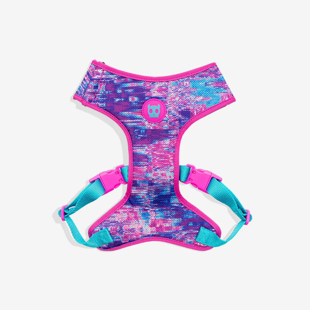 Pechera para perros Airmesh Harness Error #502 de ZEEDOG, turquesa, azul, morado, ajustable, suave