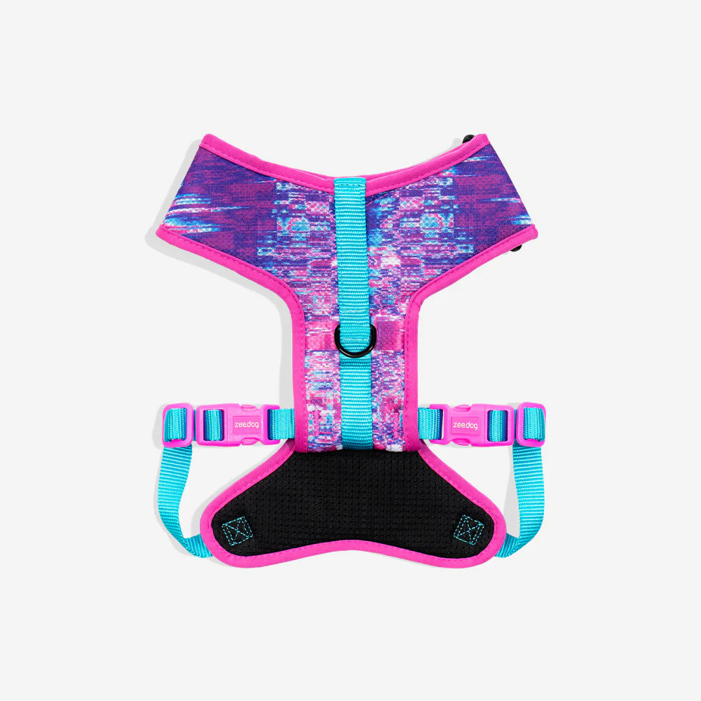 Pechera para perros Airmesh Harness Error #502 de ZEEDOG, turquesa, azul, morado, ajustable, suave
