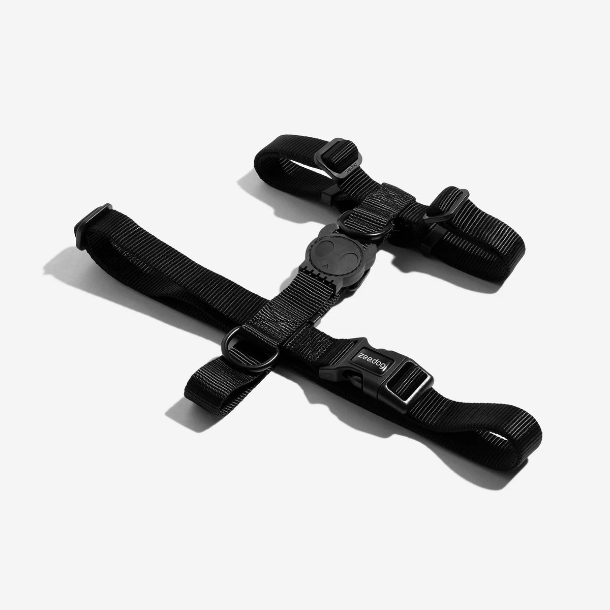 H-Harness Gotham - Arnés en H para perros de ZEEDOG, negro, ajustable, poliéster, vista principal