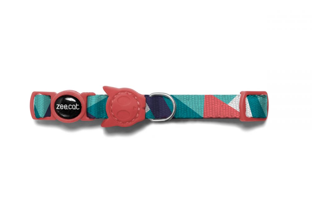 Collar Ella para gatos ZEECAT de ZEEDOG, naranja, turquesa, morado, ajustable