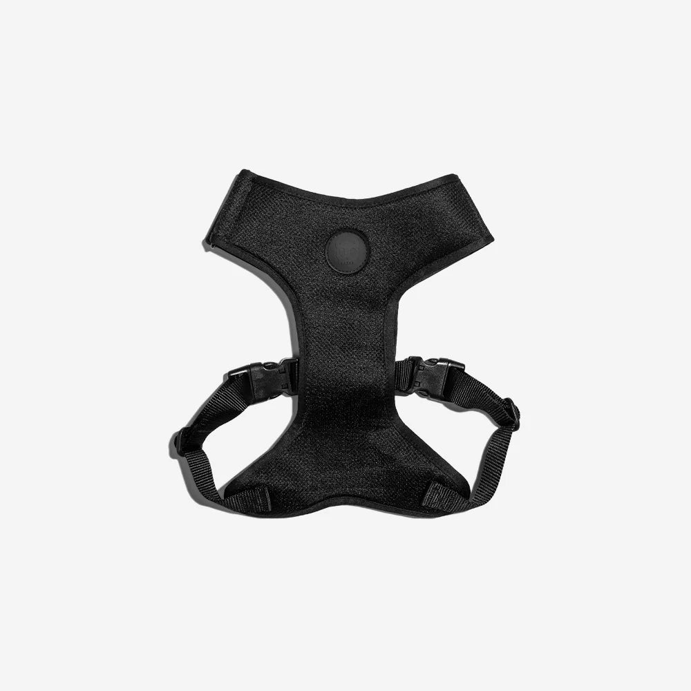 Pechera Airmesh Harness Gotham para perros de ZEEDOG, negro, acolchado, transpirable
