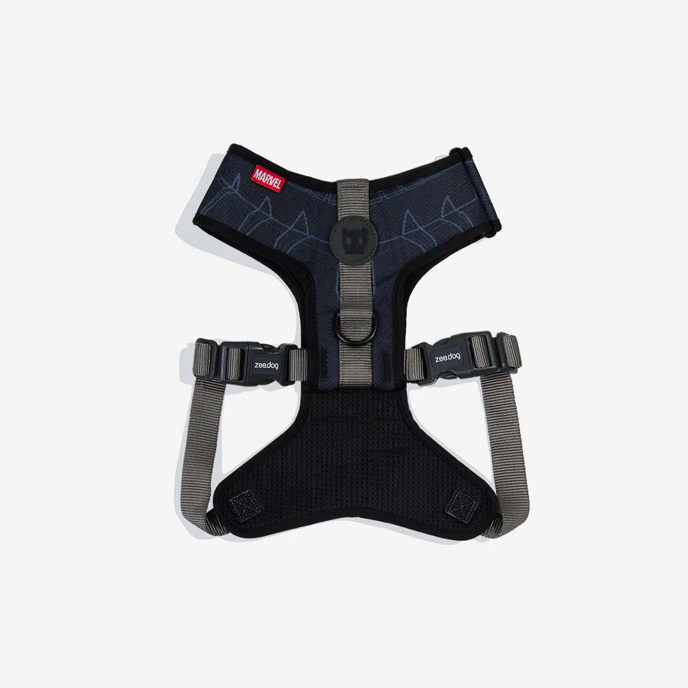 Pechera Airmesh Harness BLACKPANTHER para perros de ZEEDOG, negro, acolchado, transpirable, vista principal