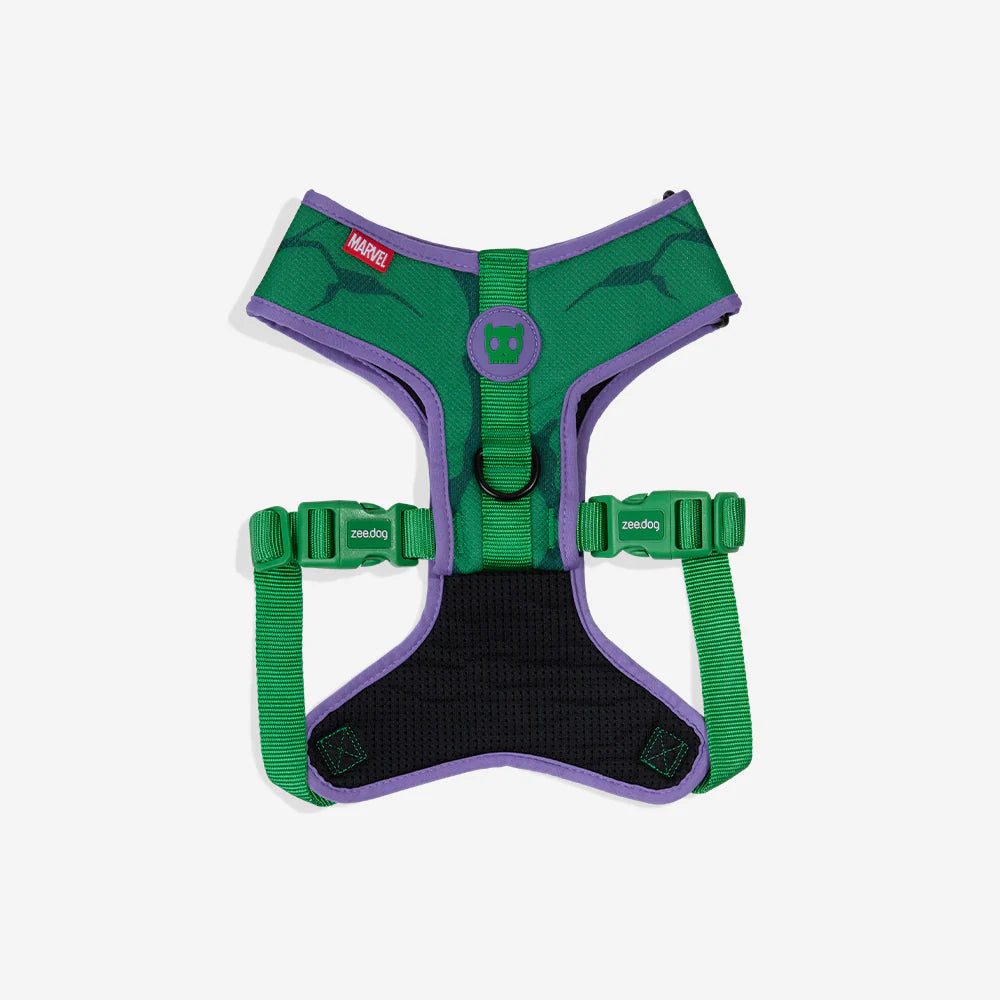 Pechera Airmesh Harness HULK para perros de ZEEDOG, verde, morado, acolchado, transpirable, vista principal