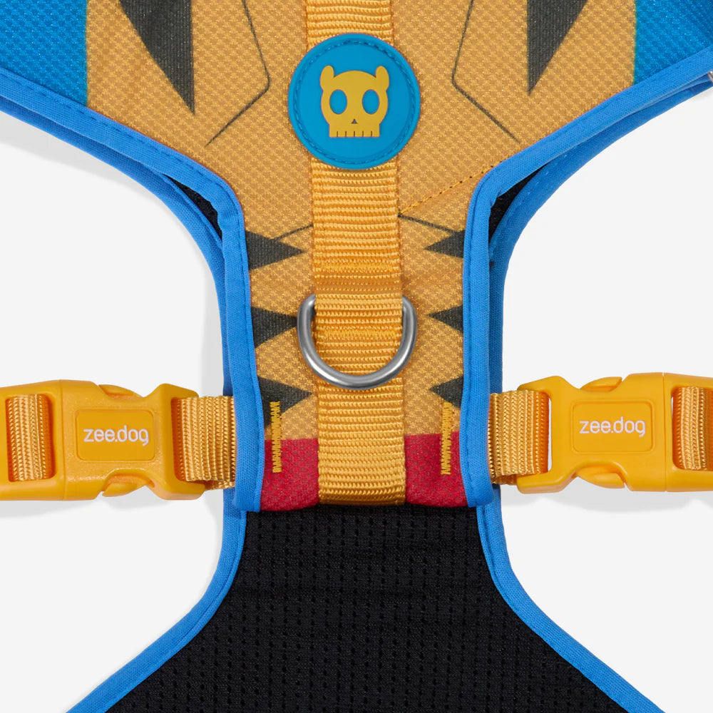 Pechera Airmesh Harness WOLVERINE para perros de ZEEDOG, amarillo, azul, acolchado, transpirable, vista principal
