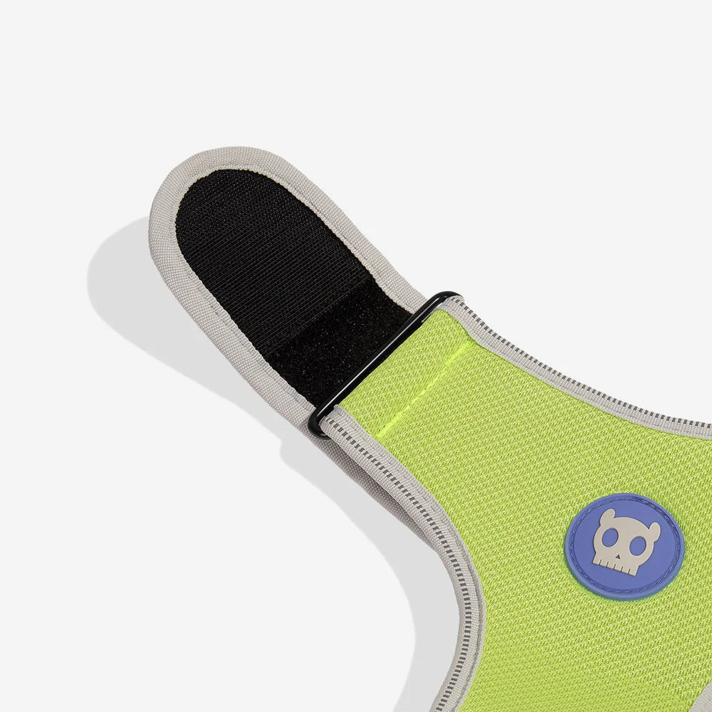 Pechera Airmesh Harness NOX LUMEN para perros de ZEEDOG, verde, morado, acolchado, transpirable, vista principal