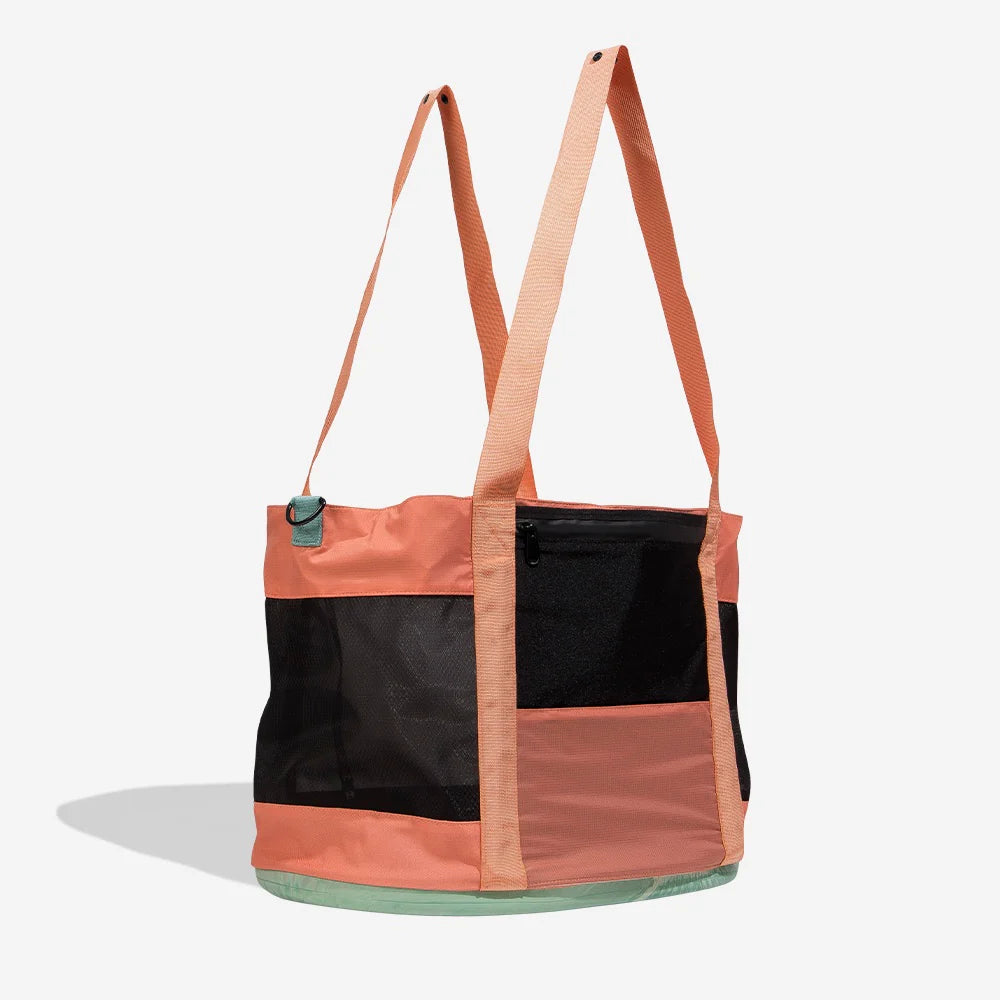 Maleta viajera para gato ZEECAT Terracotta de ZEEDOG, impermeable, vista principal