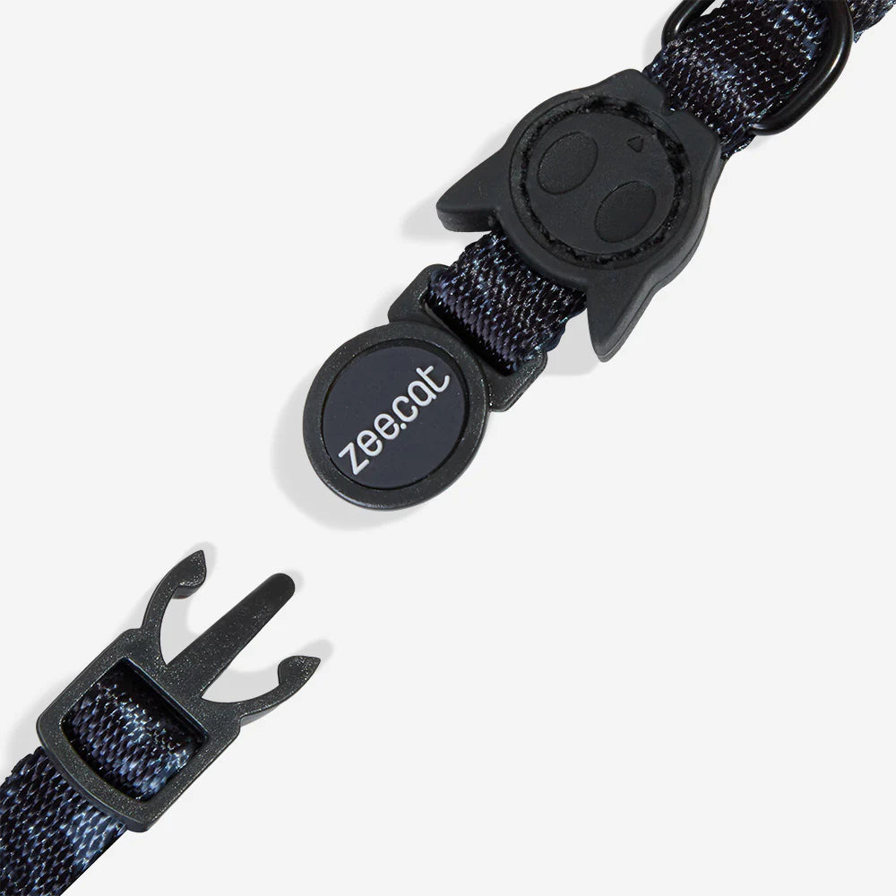 Collar Black Panther para gatos ZEECAT de ZEEDOG, ajustable, poliéster, vista principal