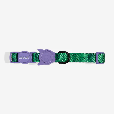 Collar Hulk para gatos ZEECAT de ZEEDOG, ajustable, poliéster