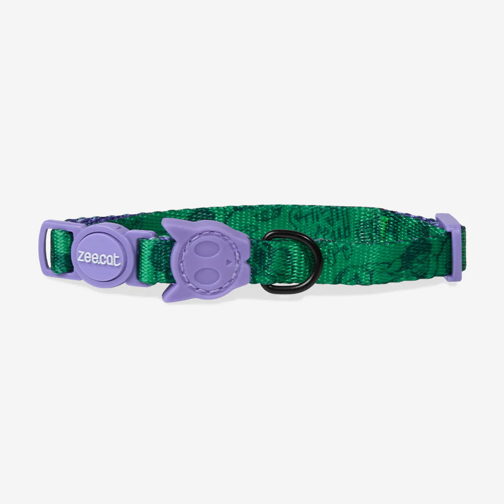 Collar Hulk para gatos ZEECAT de ZEEDOG, ajustable, poliéster, vista principal