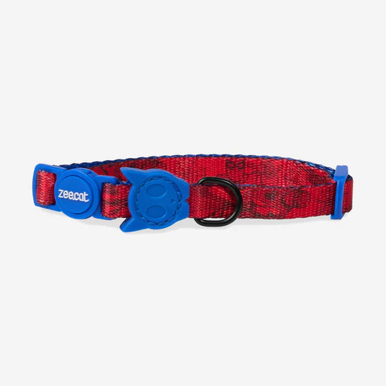 Collar Spiderman para gatos ZEECAT de ZEEDOG, ajustable, poliéster, vista principal