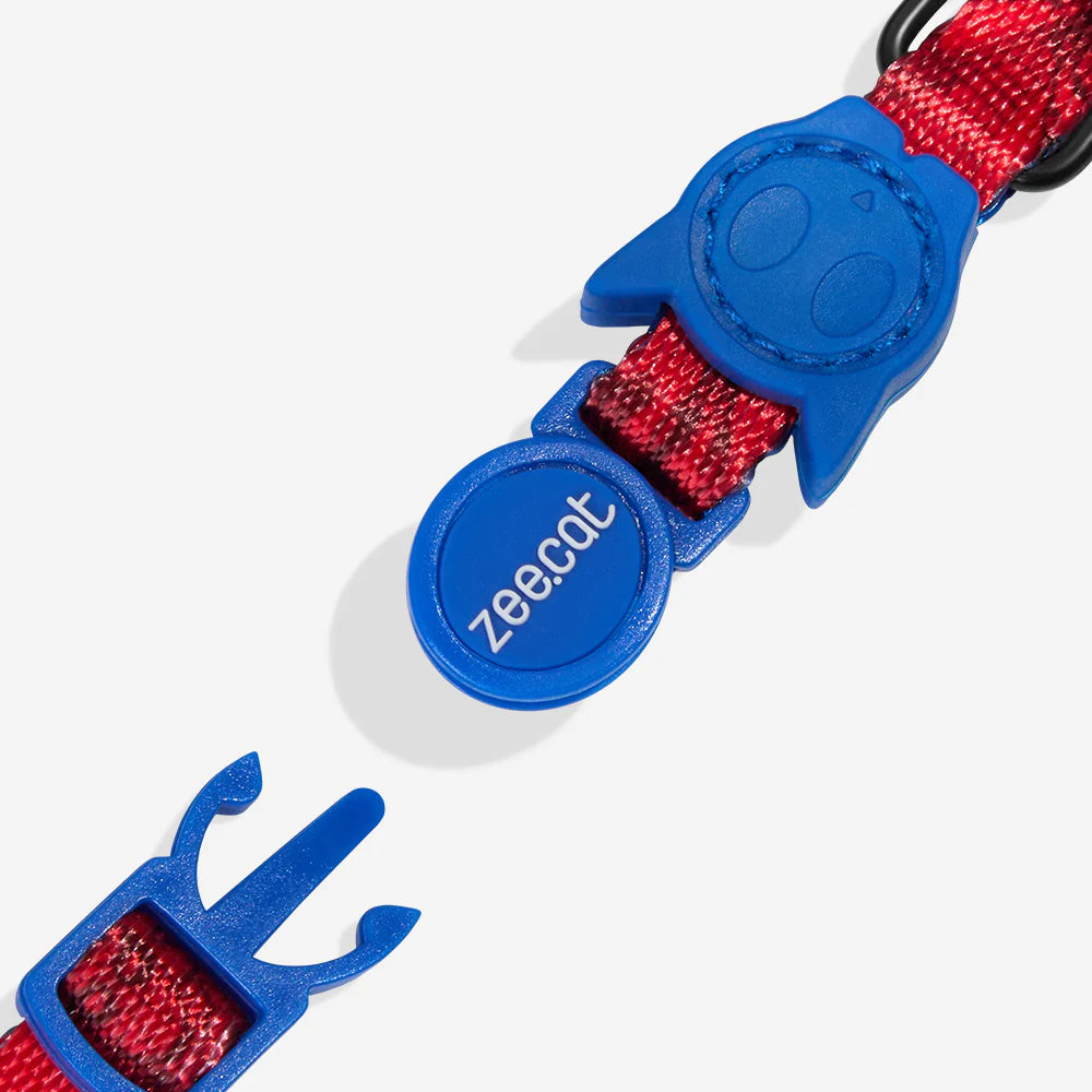 Collar Spiderman para gatos ZEECAT de ZEEDOG, ajustable, poliéster, vista principal